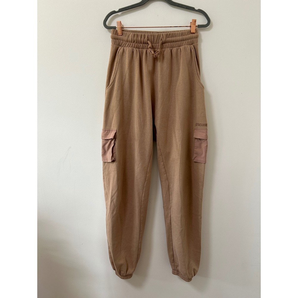 Gymshark Cargo Barrel Harem Joggers Women Size S Gorpcore Sweatpants
